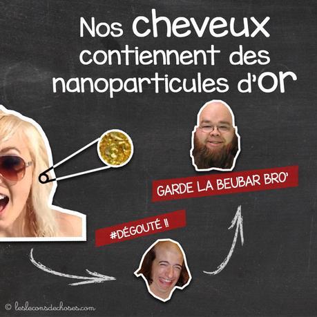 or cheveux nanoparticules