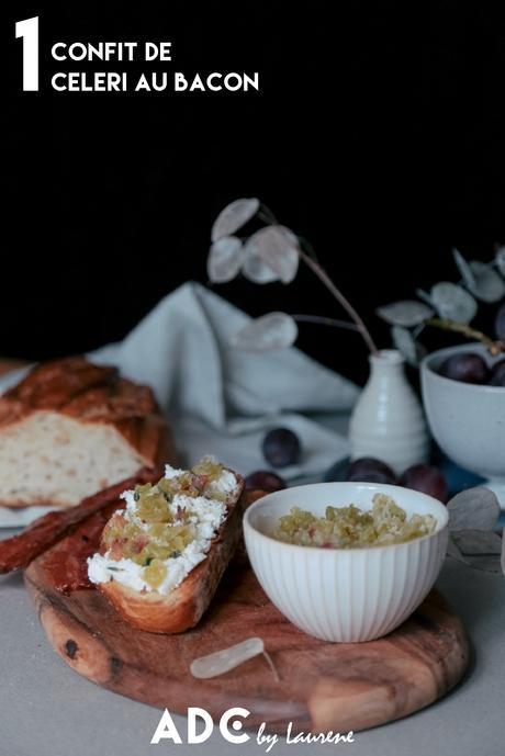 recette de confit de céleri au bacon