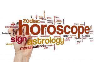 Horoscope word cloud