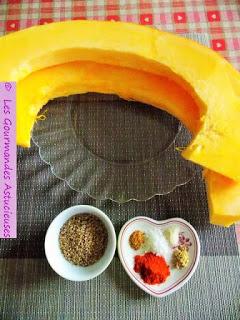 Tranches de Citrouille épicées et grillées (Vegan)