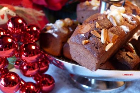 Financiers chocolat & fruits secs