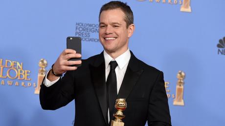 La photo de la semaine: Matt Damon et son iPhone