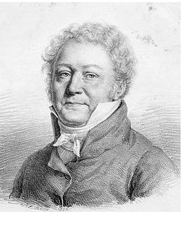 Guillaume Guillon Lethière. (1760-1832) Portrait par Julien Léopold Boilly (1822) 
