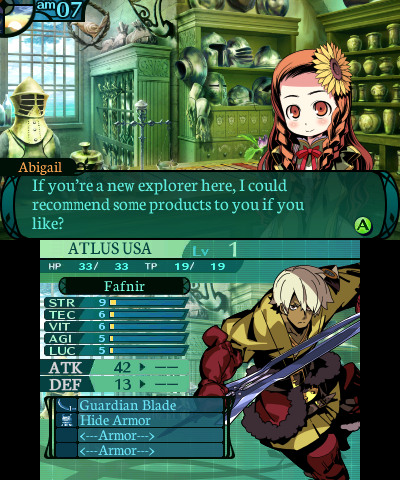 Etrian Odyssey 2 Untold The Fafnir Knight screenshot2