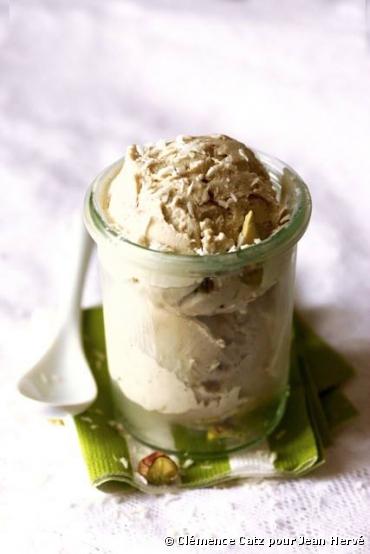 Crème glacée bio pistaches & coco
