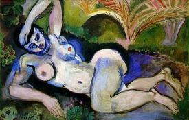 1907, Henri Matisse : Nu bleu (Souvenir de Biskra)