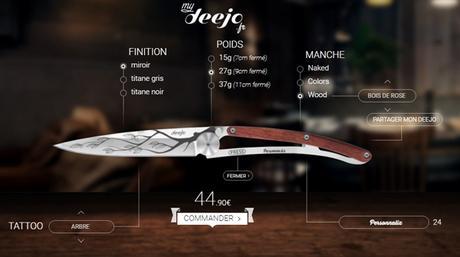 Deejo, la fine lame personnalisée Deejo, la fine lame personnalisée