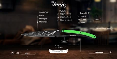 Deejo, la fine lame personnalisée Deejo, la fine lame personnalisée