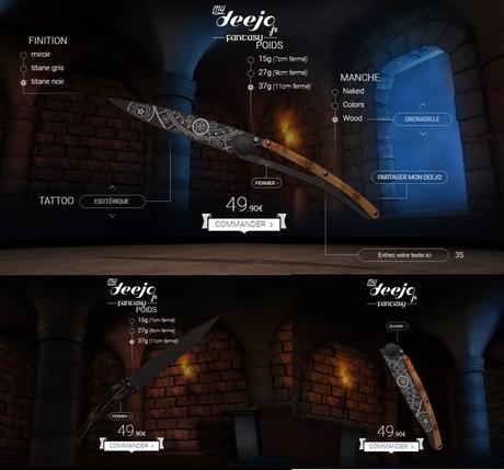 Deejo, la fine lame personnalisée Deejo, la fine lame personnalisée