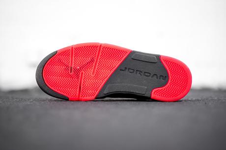 Air Joran 5 Retro Low - Black/Gym Red