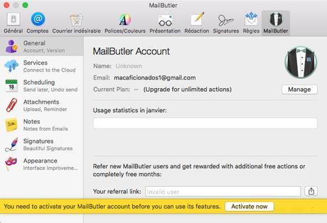 MailButler automatise l’envoi des courriers dans Mail