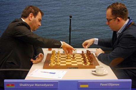 Shakhryar Mamedyarov (2747) 0-1 Pavel Eljanov (2760) 