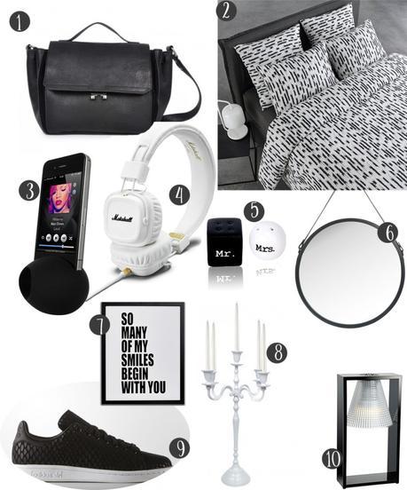 Une touche de noir et de blanc dans la déco Une touche de noir et de blanc dans la déco