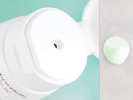 Masque purifiant naturel pour peau mixte à grasse Référence France packaging tube et texture gros plan