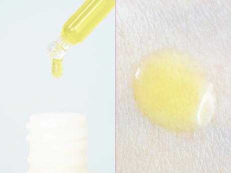 Sérum purifiant naturel pour peau mixte à grasse Référence France packaging flacon pipette et texture gros plan