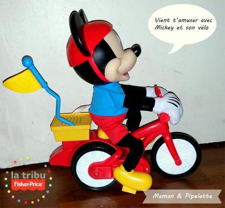 On a testé Mickey et son vélo Tribu Fisher-Price