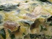 Frittata champignons épinards