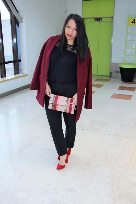 Manteau Bordeaux