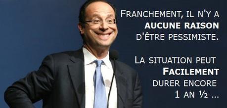 hollande optimiste encore 1,5 an