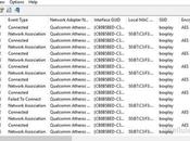 WifiHistoryView affiche l'historique connexions réseaux sans