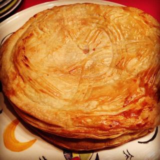 Galette des rois à la purée de framboise Galette des rois à la purée de framboise