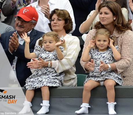 Federer voit  plutôt ses filles sur les pistes de ski que sur les courts de tennis