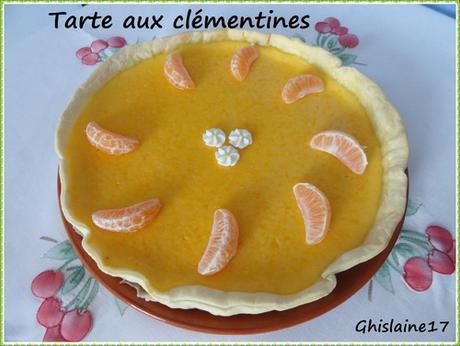 Tarte aux clémentines