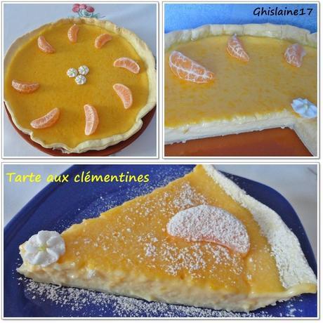 Tarte aux clémentines