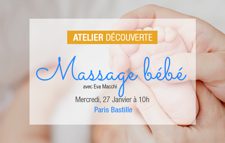 Atelier massage pour bébé avec Eva Macchi Atelier massage pour bébé avec Eva Macchi