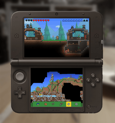 test Terraria Nintendo 3DS screenshot 1