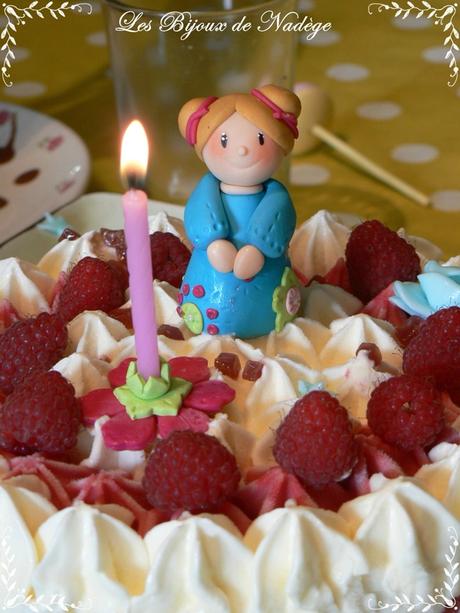 personnage gâteau anniversaire