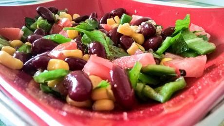Salade aux haricots rouges Salade aux haricots rouges