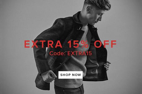 END. EXTRA 15% OFF