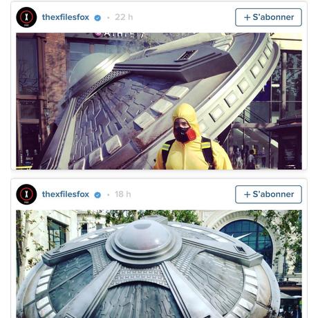 Une soucoupe volante s’écrase sur Los Angeles pour promouvoir la suite de  « The X-Files »