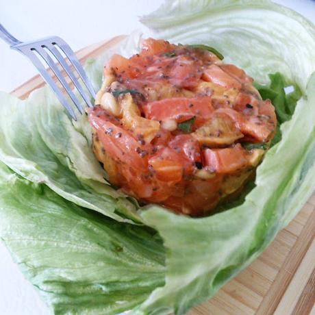 Tartare de saumon paleo - Recette Paleo