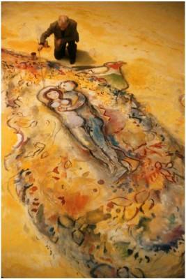 Chagall rideau de Daphnis et Chloé