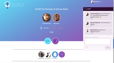Zcast, le Periscope du Podcast