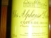 Côtes Bourg Clos Alphonse Dubreuil 2008 Fronsac Rousselle 2010