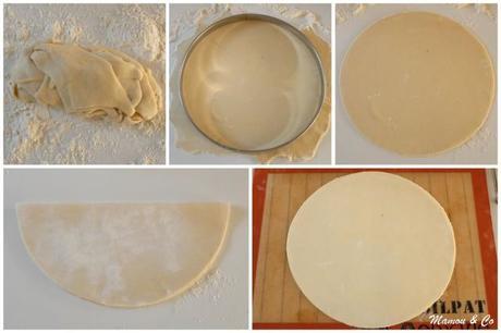 Galette des rois aux épinards et au saumon fumé