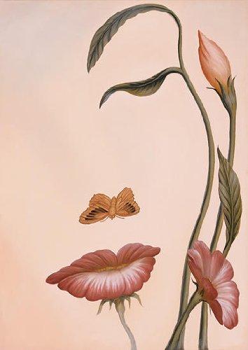 Peinture Ã  l'huile - 14 x 20 inches / 36 x 51 CM - Octavio Ocampo - Bouche de fleurs