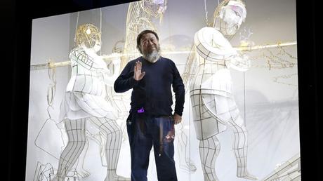 Ai Weiwei au Bon Marché Rive Gauche © AFP/PATRICK KOVARIK