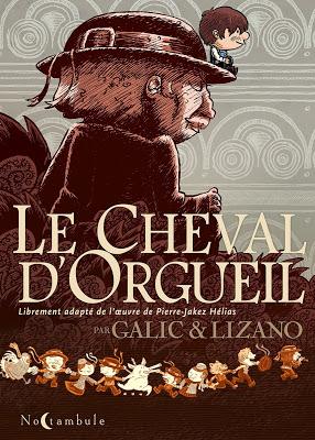 Couverture BD Le Cheval D'orgueil par Galic et Lizano chez Delcourt pour chronique 7BD