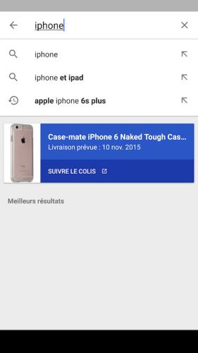 Google Inbox améliore sensiblement les résultats de recherche