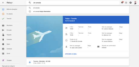 Google Inbox améliore sensiblement les résultats de recherche