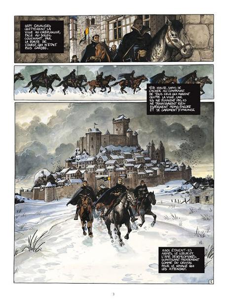 Planche 3 Sept Cavaliers Delcourt