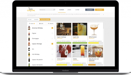 Atelier Cocktail, un site et une application 100% Cocktail !