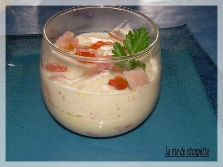 verrine ile de saumon