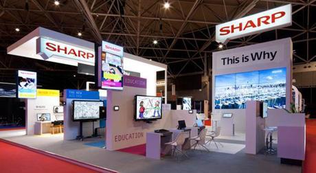 Sharp stand ISE 2015