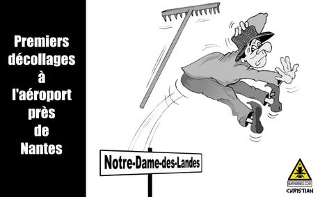 Expulsions pour un aéroport inutile