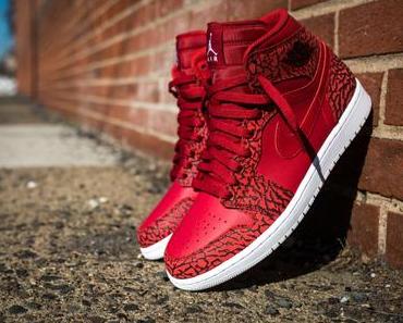 Air Jordan 1 Retro High Red Elephant
